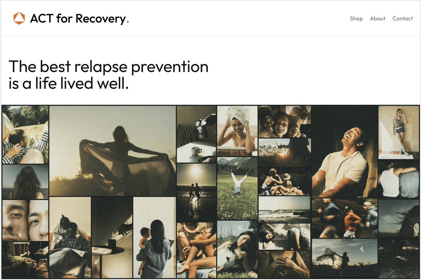 ACT for Recovery — printable recovery tools storefront